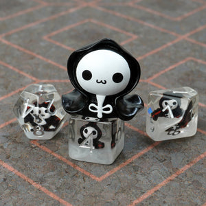 The UwU Reaper Dice set