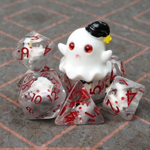 The Spooky Ghost Dice set