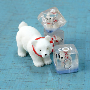Polar Bear Dice set