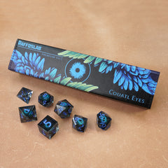 Couatl EYES - Liquid Core dice set