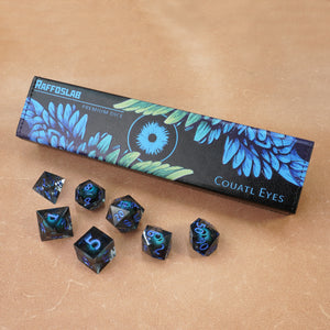 Couatl EYES - Liquid Core dice set