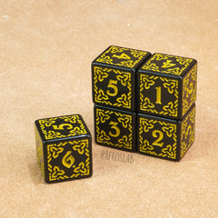 Yellow Knots - D6