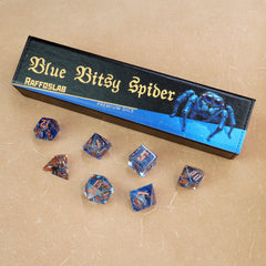 Blue Bitsy Spider- set dadi sharp