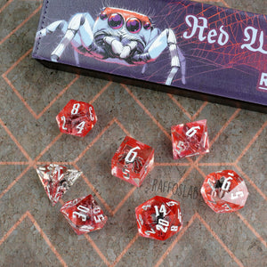 Red Wincy Spider- set dadi sharp