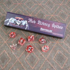 Red Wincy Spider- set dadi sharp