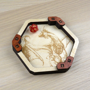 Base Lancia dadi Esagonale- Dragon flight
