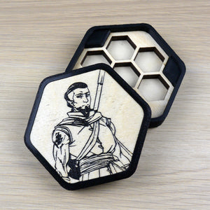 Porta dadi Esagonale Personalizzabile INKED