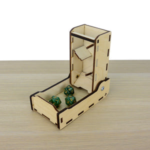 Torre Lancia dadi richiudibile - versione media in plexiglass