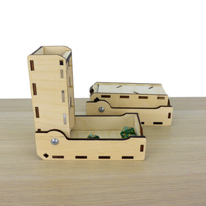Torre Lancia dadi richiudibile - versione media in plexiglass