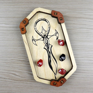 Base Lancia Dadi Esagonale Lunga- Vampire ankh