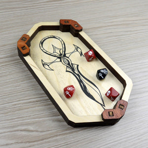 Base Lancia Dadi Esagonale Lunga- Vampire ankh