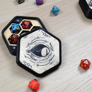 Porta dadi Esagonale - L'Occhio del Mimic