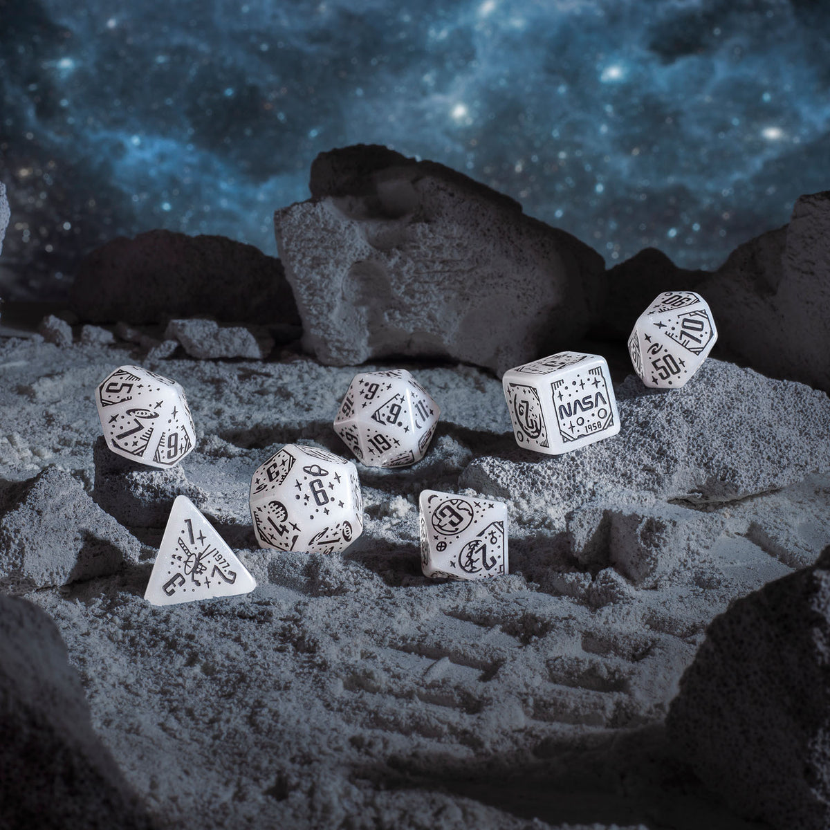 Space Dice set - Apollo