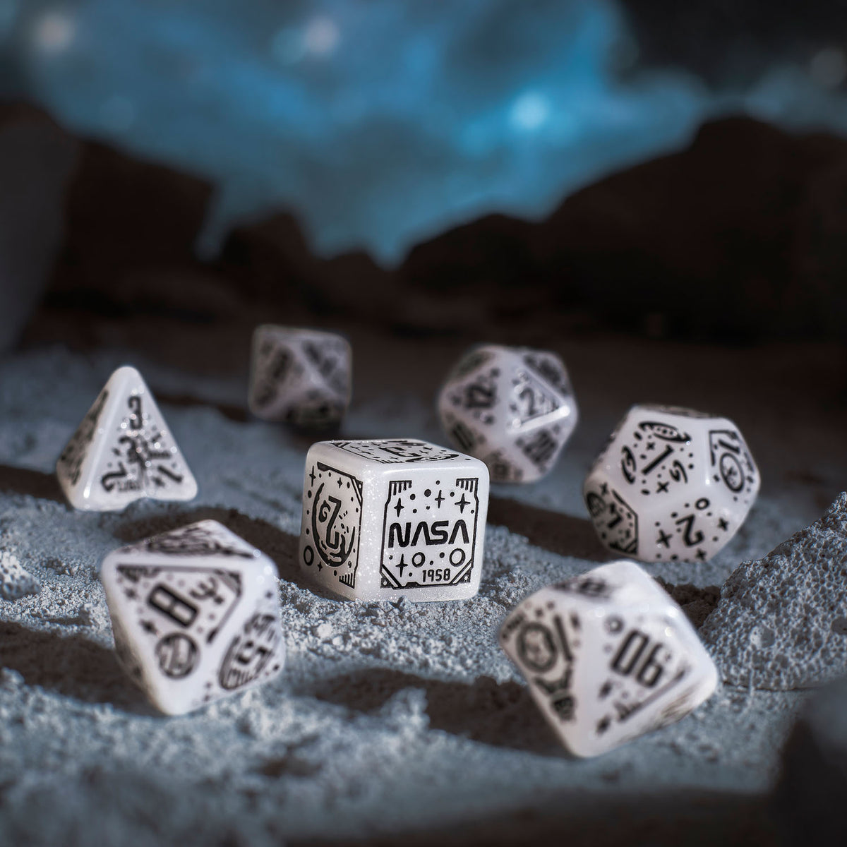 Space Dice set - Apollo