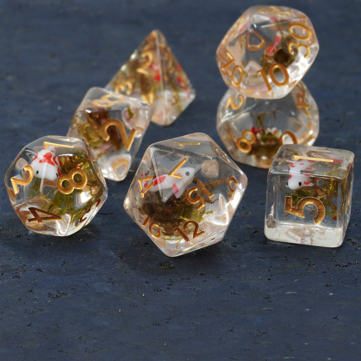 Pond Kois Dice set