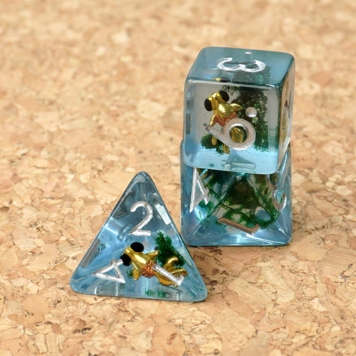 Gold Moor Aquarium Dice set
