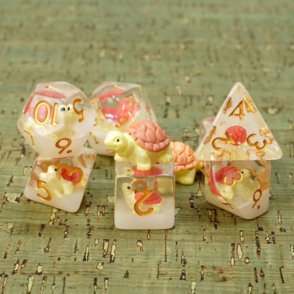 Red Turtles Dice set