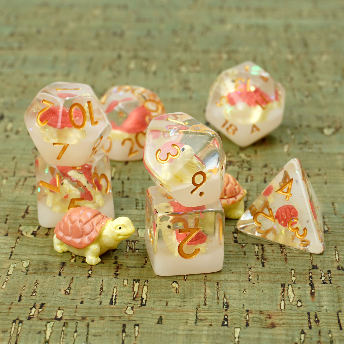 Red Turtles Dice set