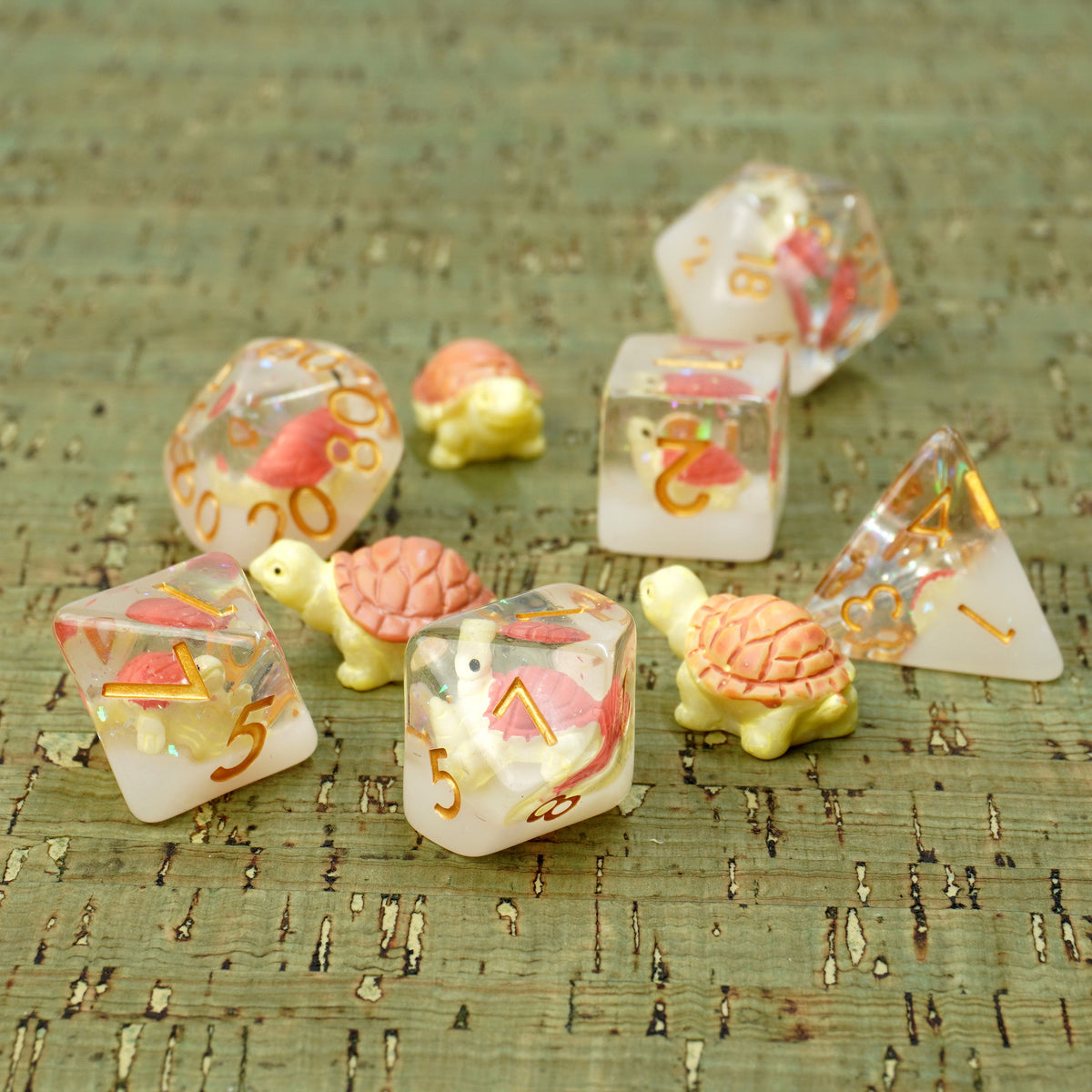 Red Turtles Dice set