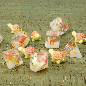 Red Turtles Dice set