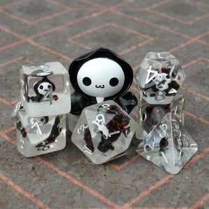 The UwU Reaper Dice set