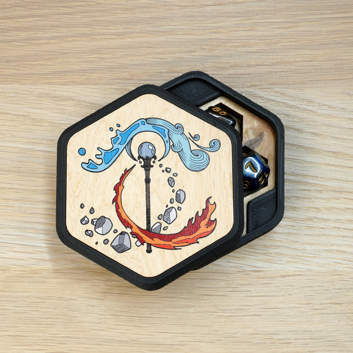 Porta dadi Stregone (Stampa a Colori)