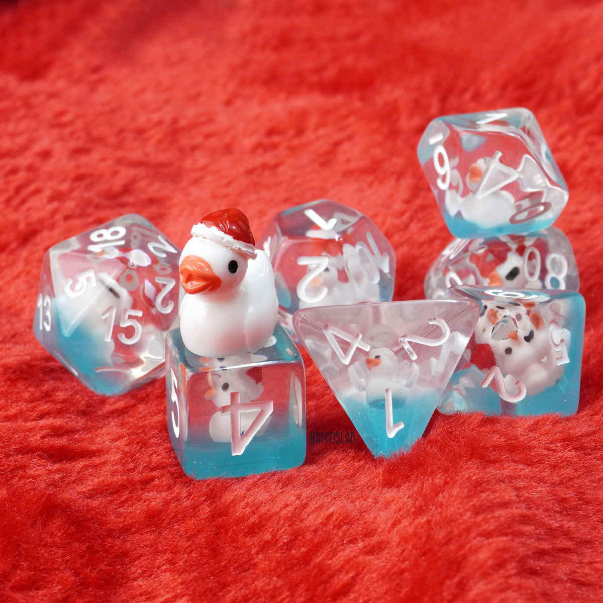 CHRISTMAS DUCKS! Dice set