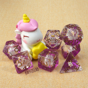 Mellino l'unicorno - Dice set