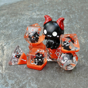 The Cute Demon Dice set