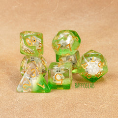 the Green BOI - Dice set
