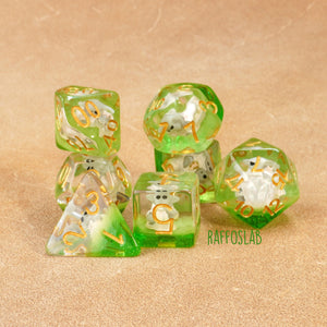 the Green BOI - Dice set