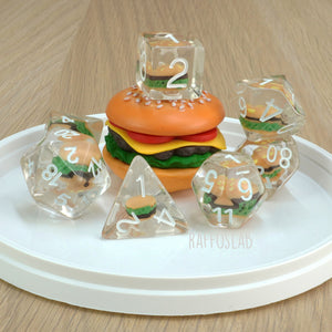 Burgers Dice set