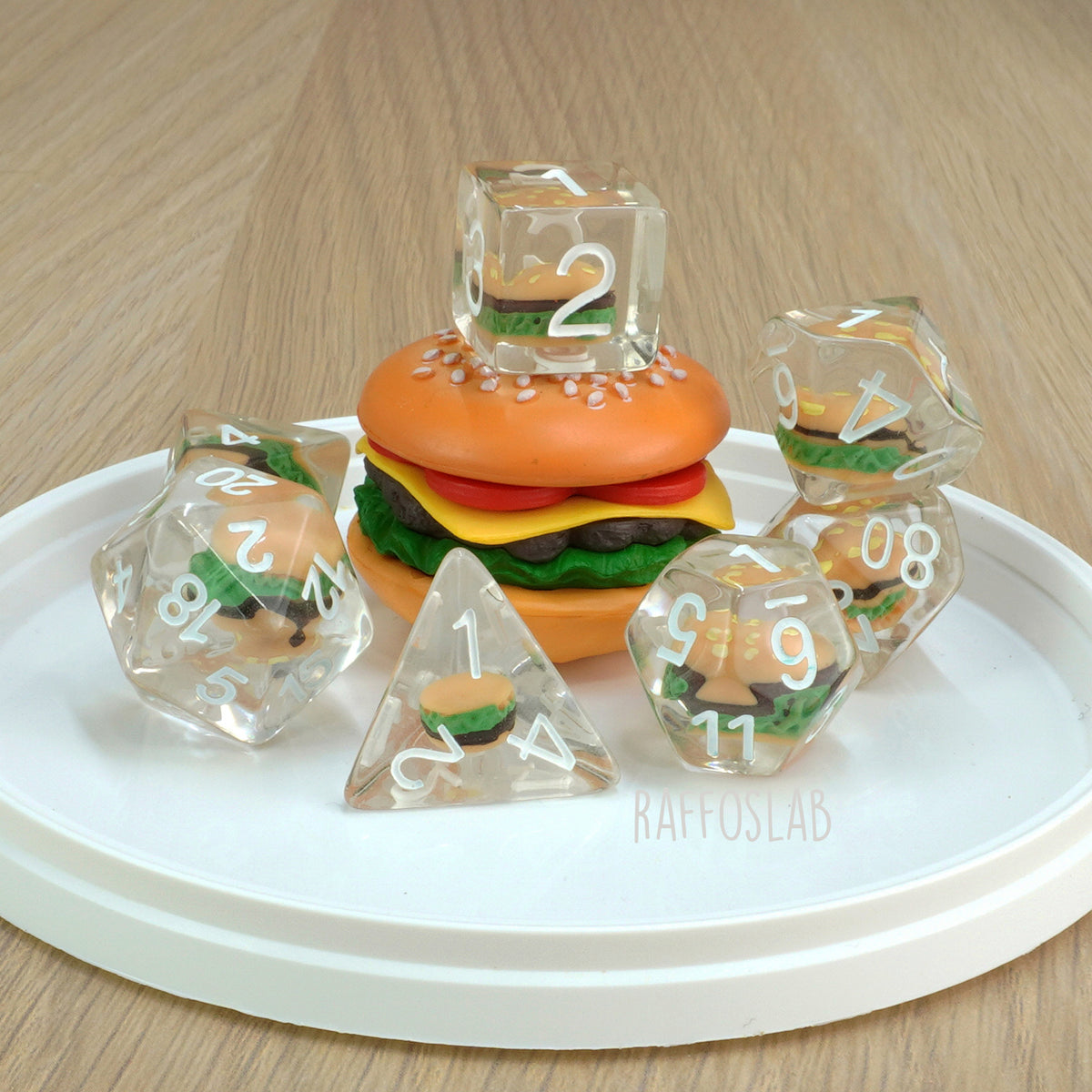 Burgers Dice set