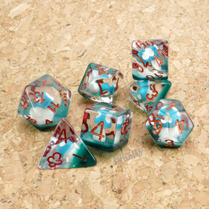 Sky Blue Fungus Dice set