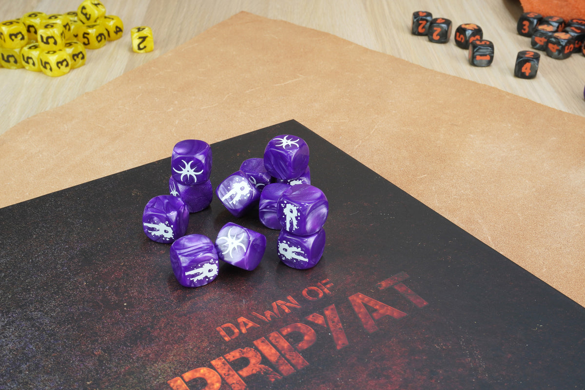 DAWN OF PRIPYAT- SET DADI -12pcs Viola