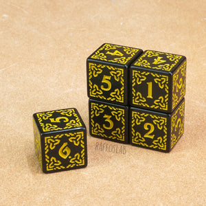 Yellow Knots - D6