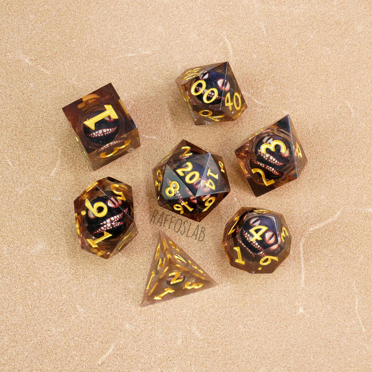 Sealed Homunculus - Liquid Core dice set