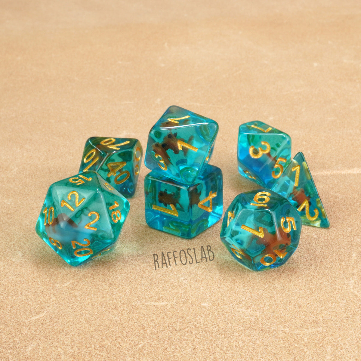 Lake Moor Fish - Dice set