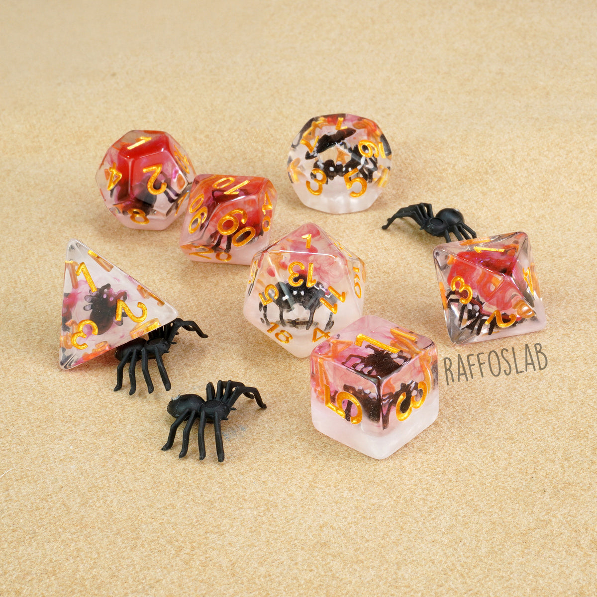 Pinky Bloody Spiders - Dice Set