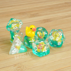 Yellow Ubaldo la Papera - Dice set