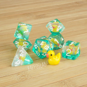 Yellow Ubaldo la Papera - Dice set