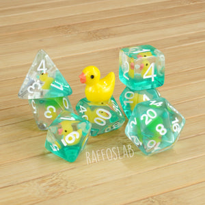 Yellow Ubaldo la Papera - Dice set