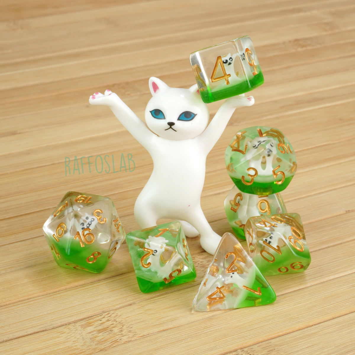 Dancing Catto - Dice set