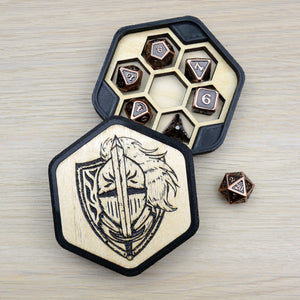 Porta dadi Esagonale Personalizzabile INKED
