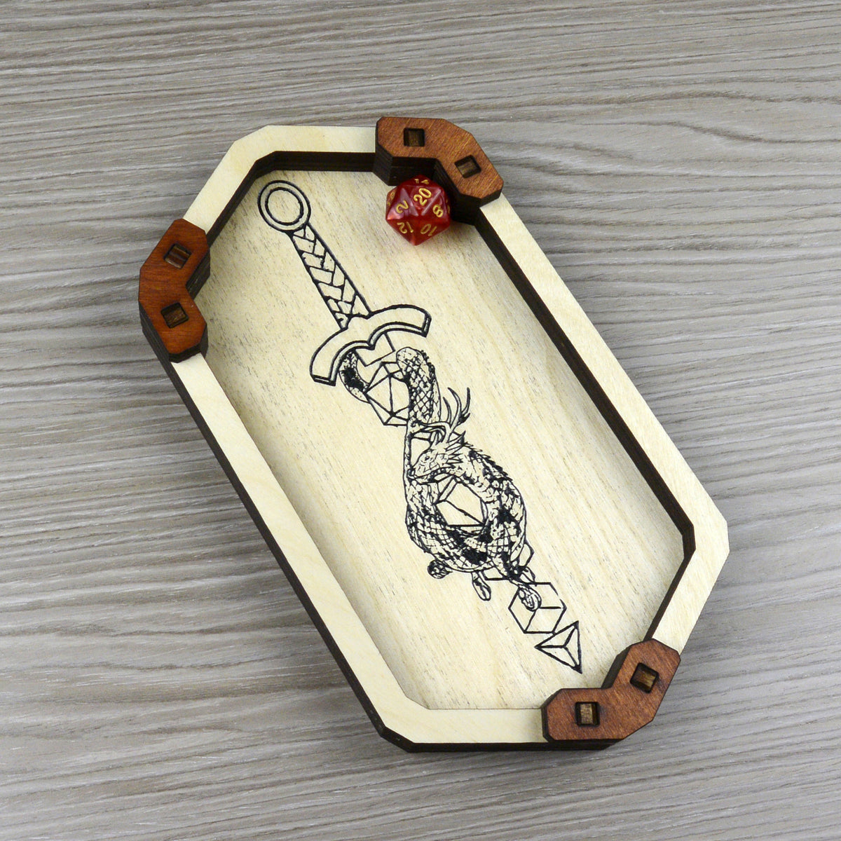 Base Tira Dadi modello- Esagonale lunga (personalizzabile con inchiostro)