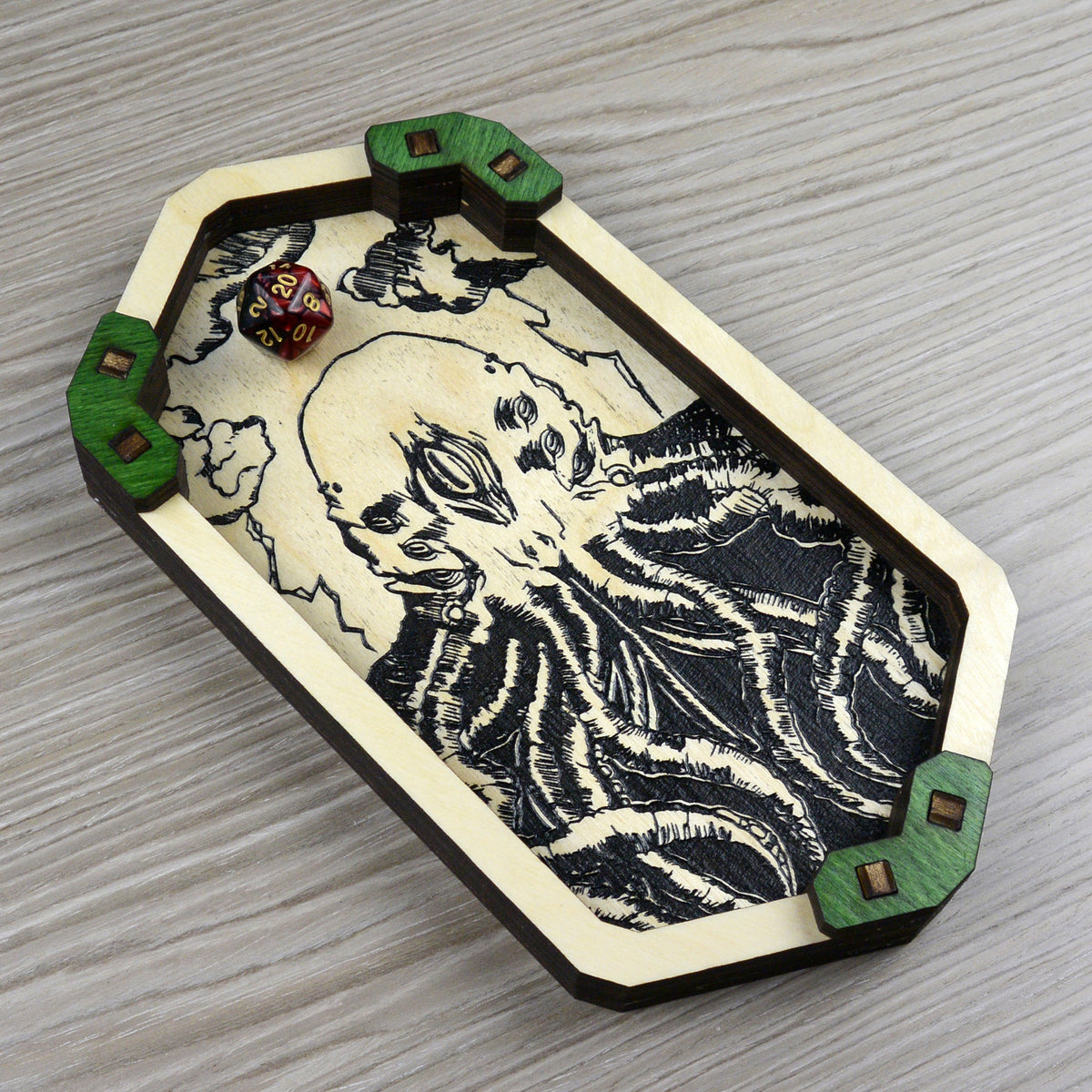 Base Tira Dadi Esagonale Lunga- Risveglio di Cthulhu
