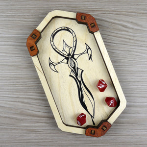 Base Lancia Dadi Esagonale Lunga- Vampire ankh