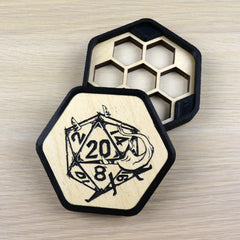 Porta dadi Esagonale Personalizzabile INKED