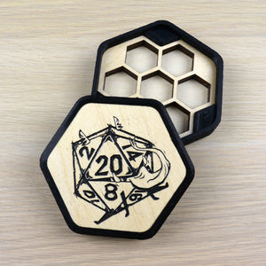 Porta dadi Esagonale Personalizzabile INKED