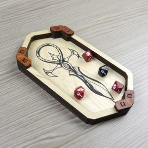 Base Lancia Dadi Esagonale Lunga- Vampire ankh